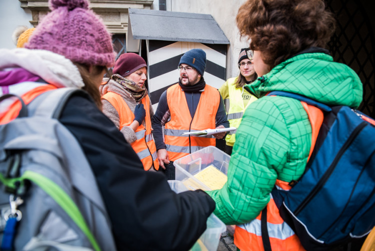 Finálové kolo šifrovací hry Brno, co není, autor: Tomáš Hrivňák