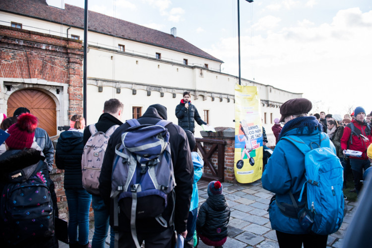 Finálové kolo šifrovací hry Brno, co není, autor: Tomáš Hrivňák