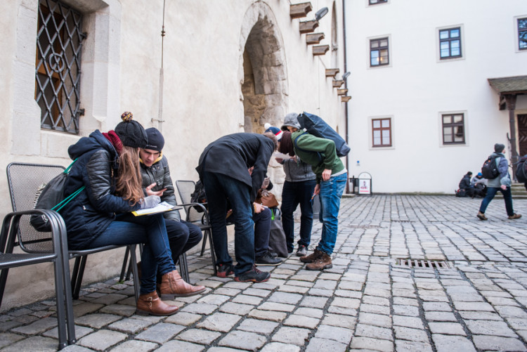 Finálové kolo šifrovací hry Brno, co není, autor: Tomáš Hrivňák