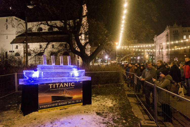 Ledový Titanic v Brně, autor: Tomáš Hrivňák