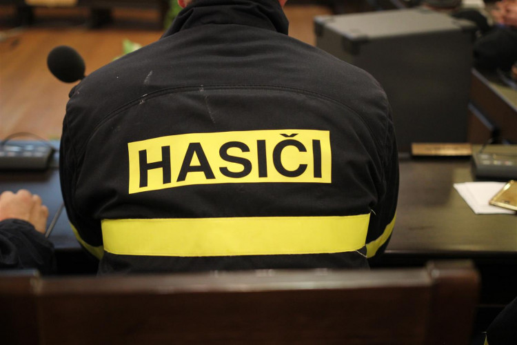 Předvánoční setkání s hasiči na jihlavské radnici