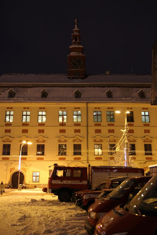 Předvánoční setkání s hasiči na jihlavské radnici