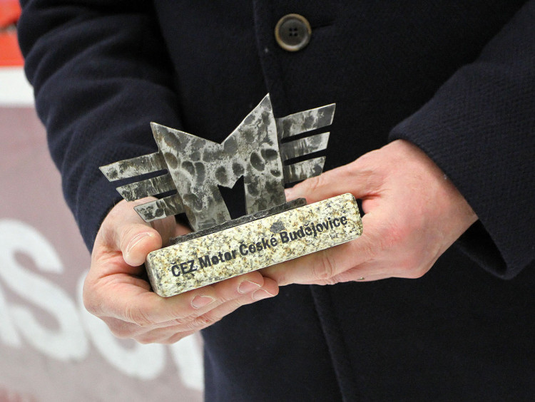 Cena pro nejlepšího hráče minulé sezony Petra Kváču