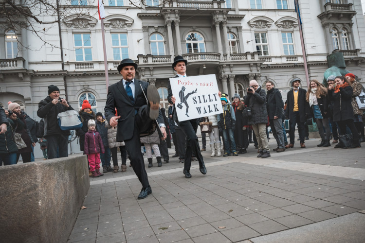 Silly Walk Brno 2019, Autor: Lucie Šiprová