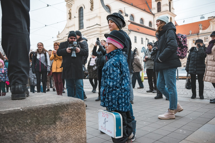 Silly Walk Brno 2019, Autor: Lucie Šiprová