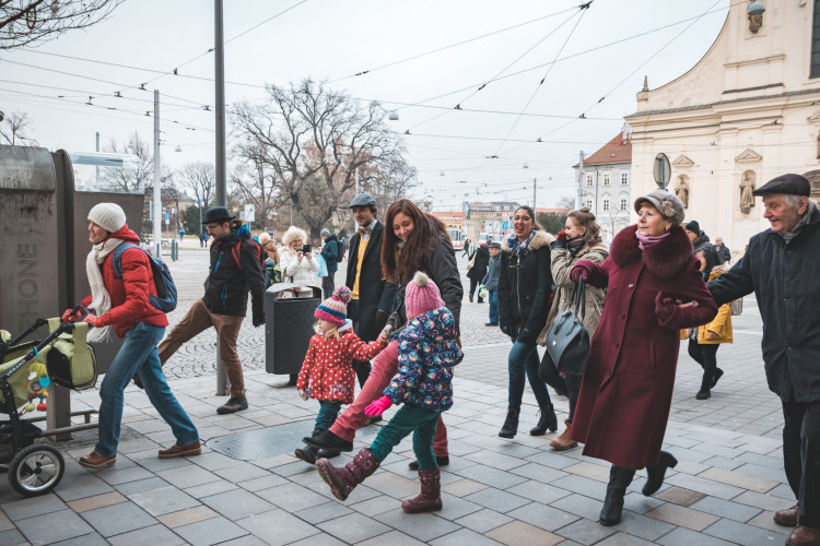 Silly Walk Brno 2019, Autor: Lucie Šiprová