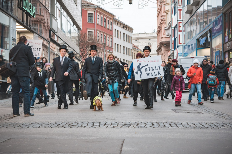 Silly Walk Brno 2019, Autor: Lucie Šiprová
