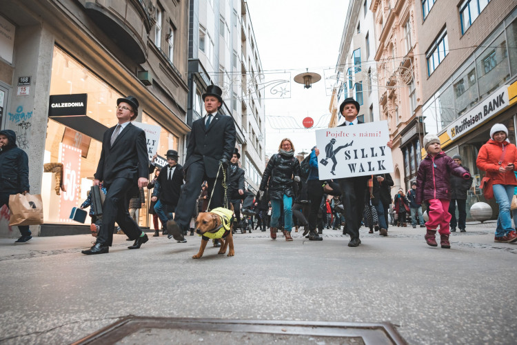 Silly Walk Brno 2019, Autor: Lucie Šiprová
