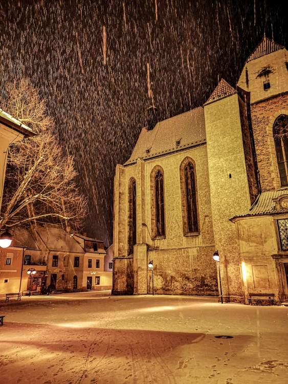 Zasněžené Budějce