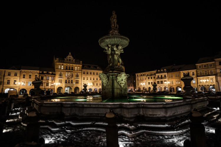 Zasněžené Budějce