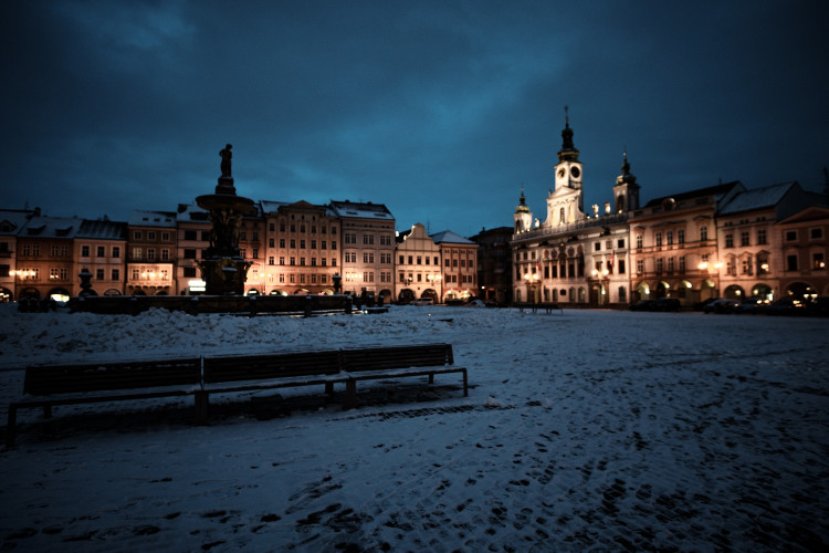 Zasněžené Budějce