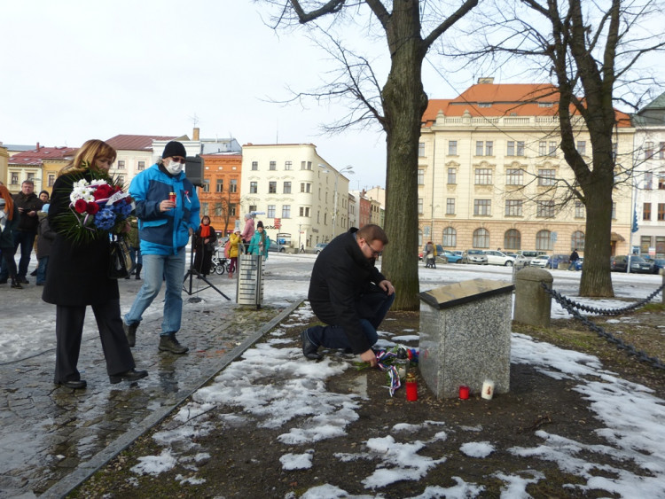 Vzpomínka na Jana Palacha v Jihlavě