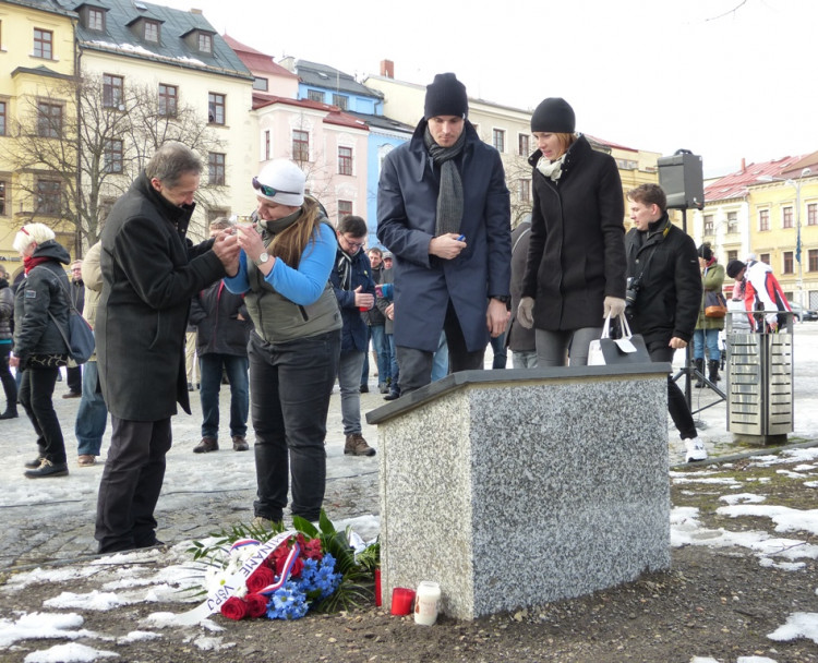 Vzpomínka na Jana Palacha v Jihlavě