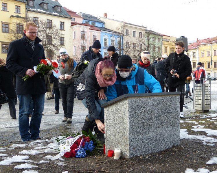 Vzpomínka na Jana Palacha v Jihlavě