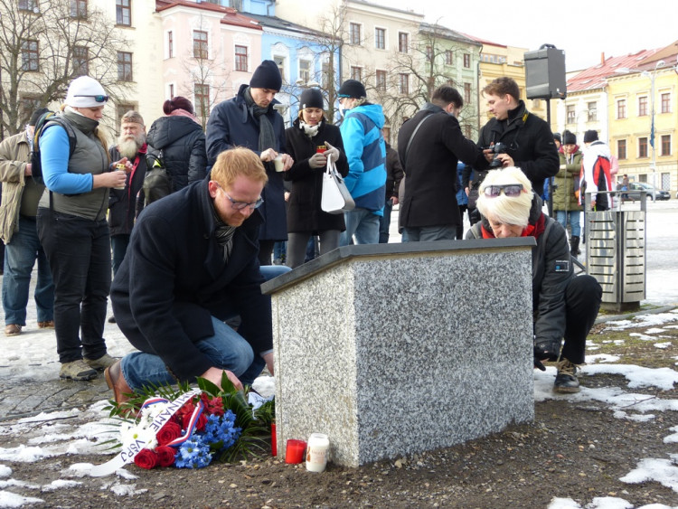 Vzpomínka na Jana Palacha v Jihlavě