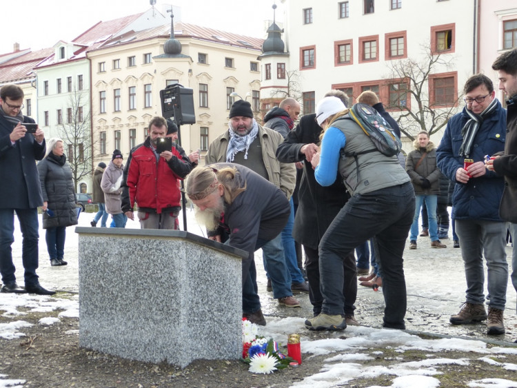 Vzpomínka na Jana Palacha v Jihlavě