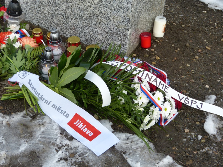 Vzpomínka na Jana Palacha v Jihlavě