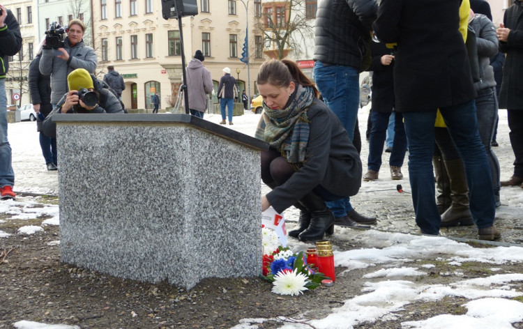 Vzpomínka na Jana Palacha v Jihlavě