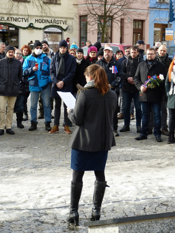 Vzpomínka na Jana Palacha v Jihlavě