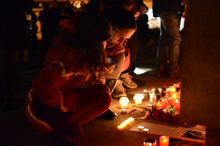 Na Masarykovo náměstí přišly desítky lidí, aby uctily památku Jana Palacha