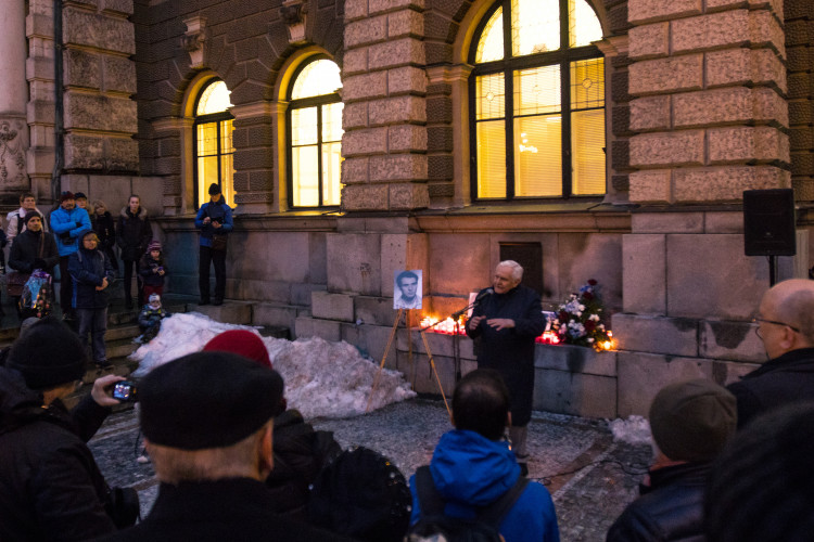 Uctění památky Jana Palacha