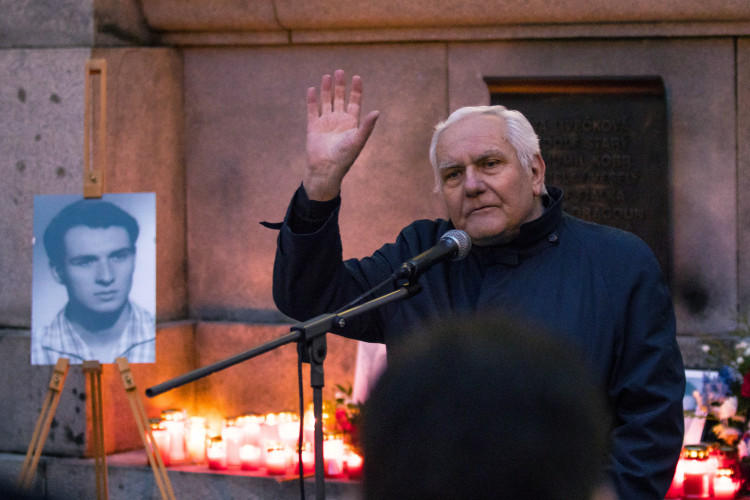 Uctění památky Jana Palacha