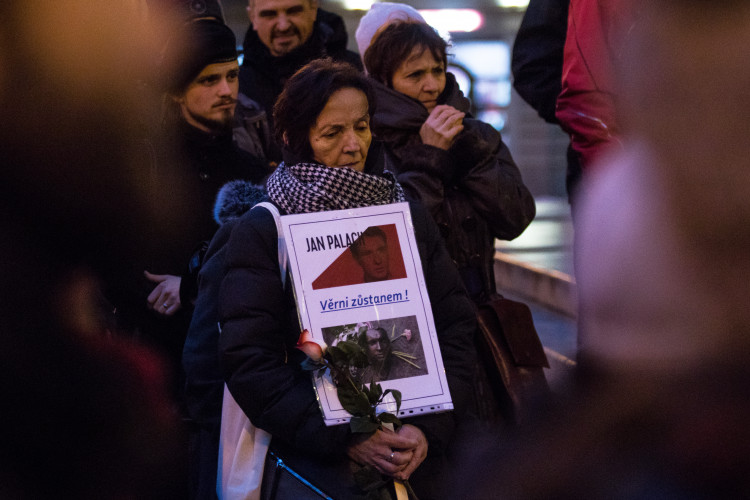 Uctění památky Jana Palacha