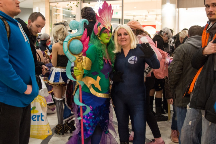FOTOGALERIE: Šantovku dnes ovládly desítky cosplayerů. Podívejte se na nádherné masky!