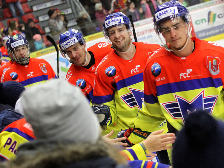 Jakub Babka měl po zápase s Litoměřicemi důvod k úsměvu. Vždyť v 15. minutě vstřelil rozhodující branku