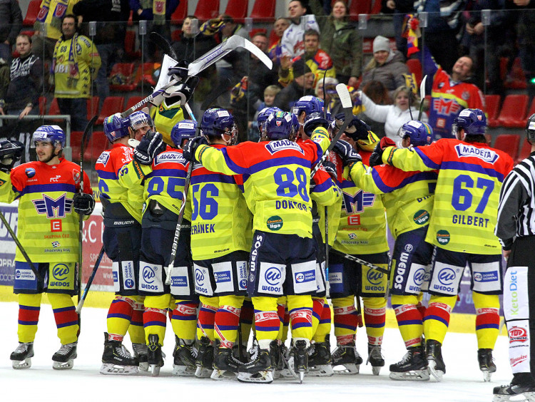 Velká radost českobudějovických hráčů