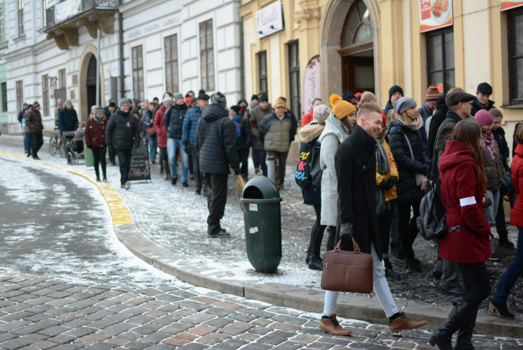 Centrem města prošel pietní průvod, studenti zopakovali pochod za Jana Palacha z roku 1969