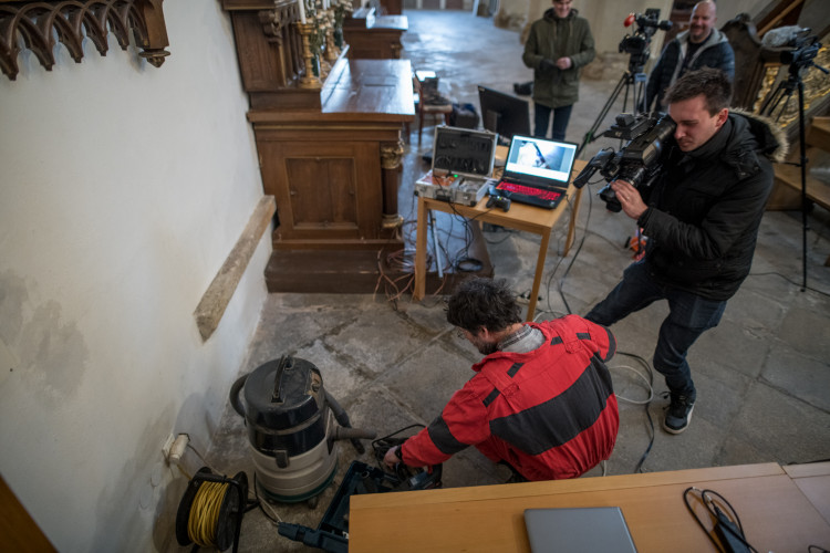 Vědci objevili v Budějcích ostatky zpovědníka Jindřicha Libraria