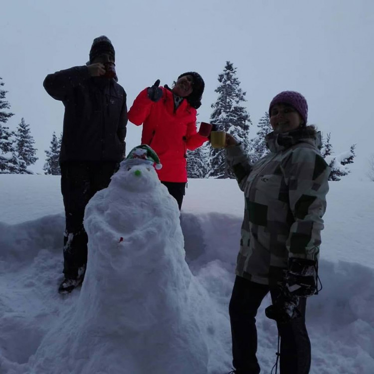 Jihočeši staví sněhuláky