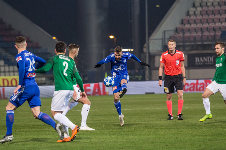 FOTOGALERIE: Sigma padla v prvním zápasu jarní části doma s Jabloncem 1:2
