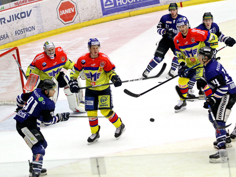 Skákající kotouč v útočné třetině Havířova