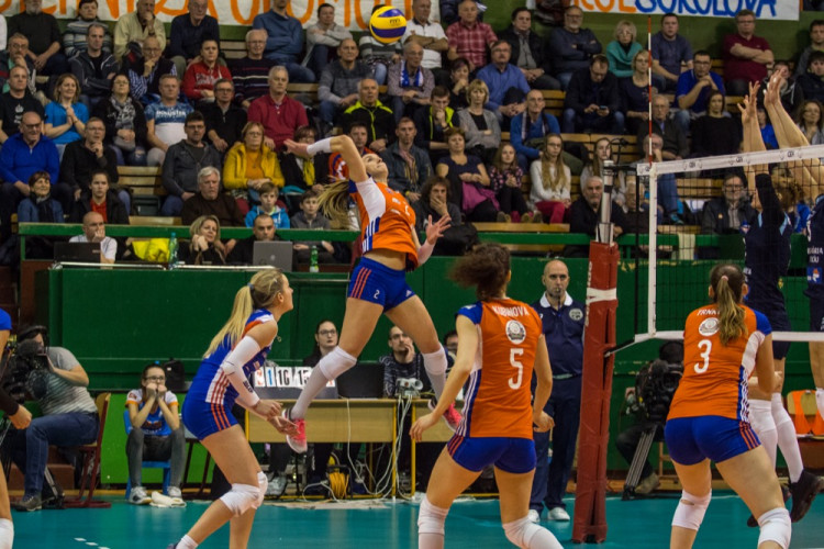 FOTOGALERIE: Olomoucké volejbalistky padly s Rumunkami v odvetném utkání Evropského poháru