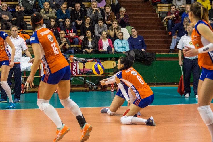 FOTOGALERIE: Olomoucké volejbalistky padly s Rumunkami v odvetném utkání Evropského poháru