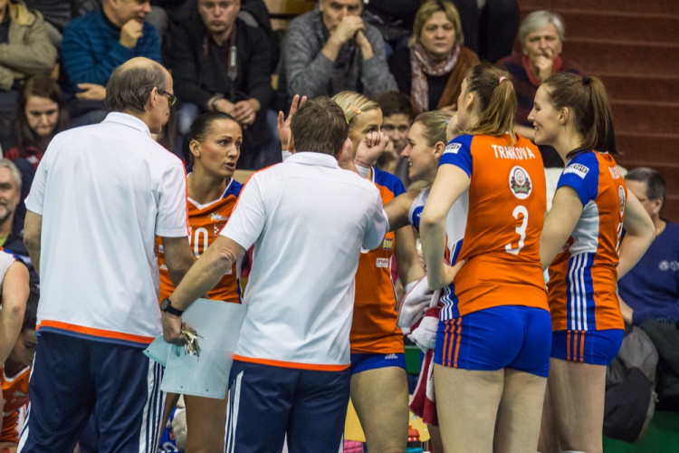 FOTOGALERIE: Olomoucké volejbalistky padly s Rumunkami v odvetném utkání Evropského poháru