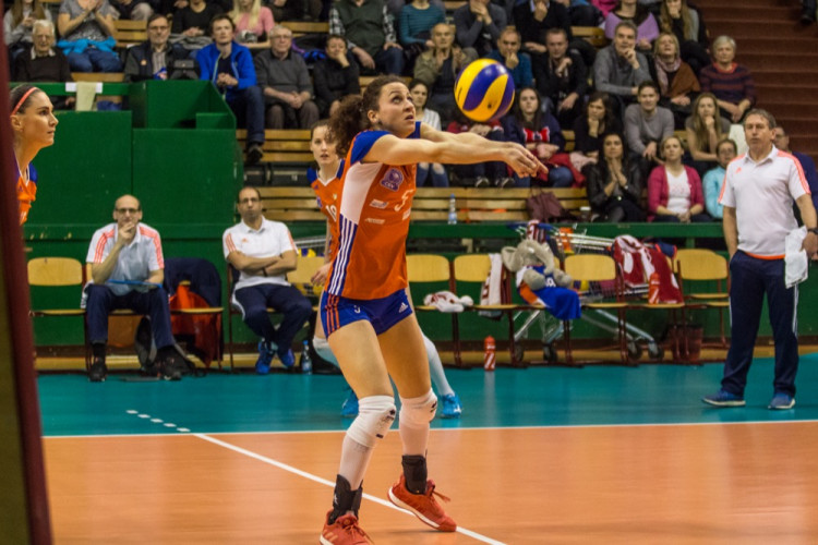 FOTOGALERIE: Olomoucké volejbalistky padly s Rumunkami v odvetném utkání Evropského poháru