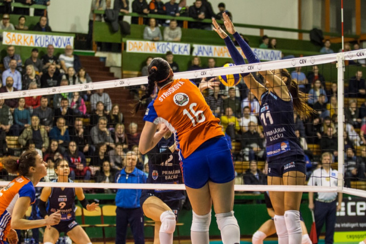 FOTOGALERIE: Olomoucké volejbalistky padly s Rumunkami v odvetném utkání Evropského poháru