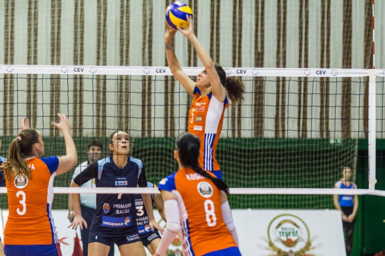 FOTOGALERIE: Olomoucké volejbalistky padly s Rumunkami v odvetném utkání Evropského poháru