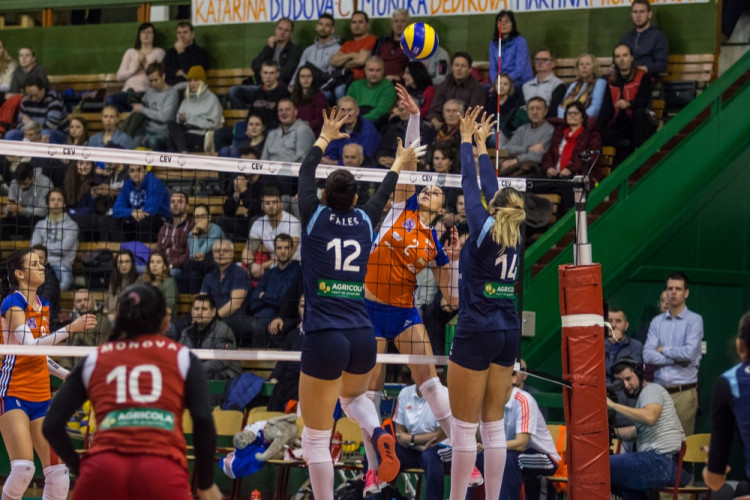 FOTOGALERIE: Olomoucké volejbalistky padly s Rumunkami v odvetném utkání Evropského poháru