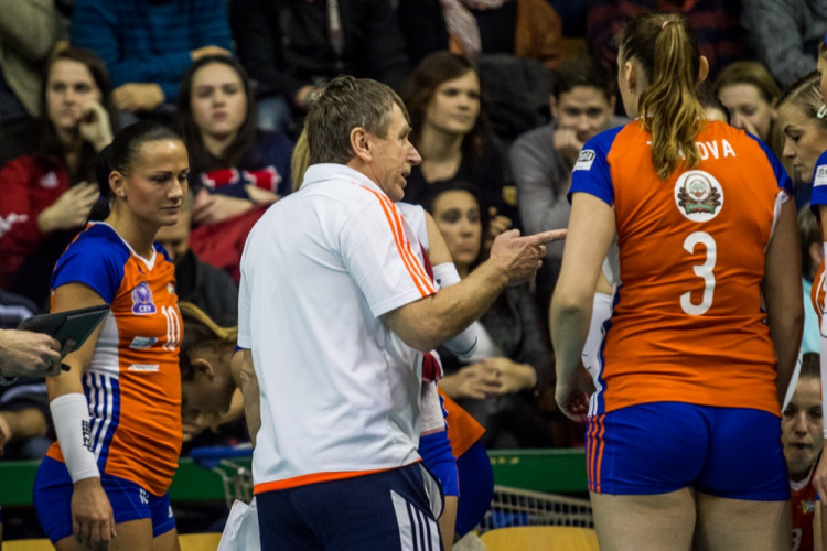 FOTOGALERIE: Olomoucké volejbalistky padly s Rumunkami v odvetném utkání Evropského poháru