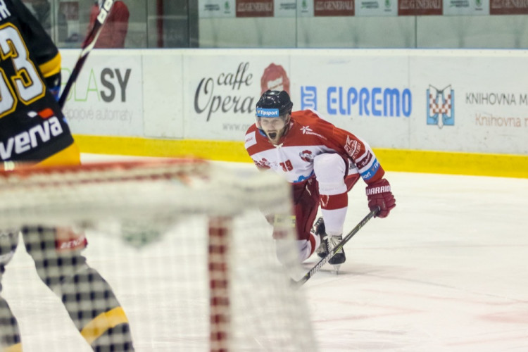 FOTOGALERIE: Moře nepomohly ani dva góly Ostřížka, s Litvínovem padla smolně v prodloužení 4:5