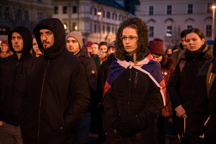 Nezabudneme, pokračujeme. Lidé si v Brně připomenuli zavražděného novináře a jeho snoubenku, autor: Tomáš Hrivňák