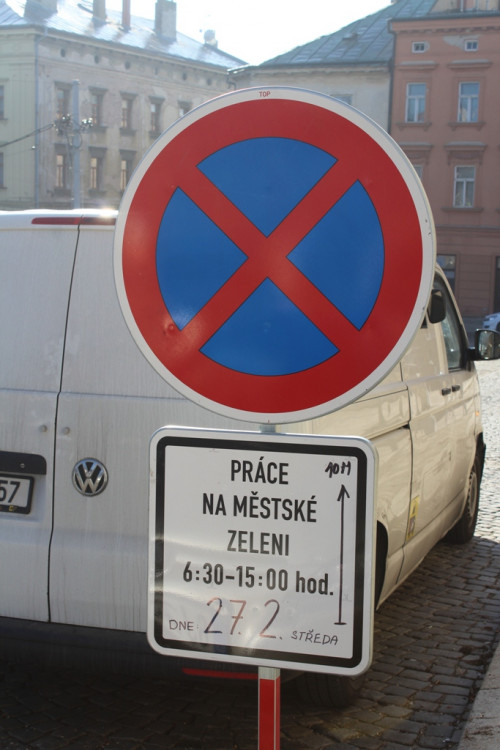 Kácení lip na Masarykově náměstí