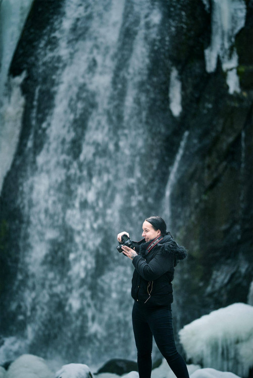 Karolína při práci