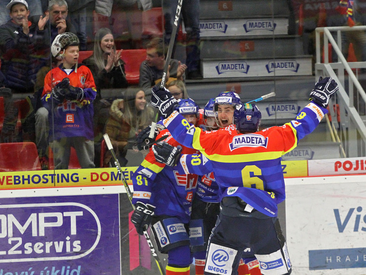 Miloslav Čermák se trefil těsně před koncem do prázdné branky a Motor vyhrál 2:0