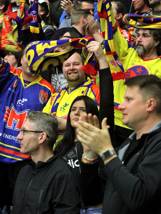 Hokej v Českých Budějovicích táhne. Na utkání s Chomutovem nezbyla jediná volná vstupenka