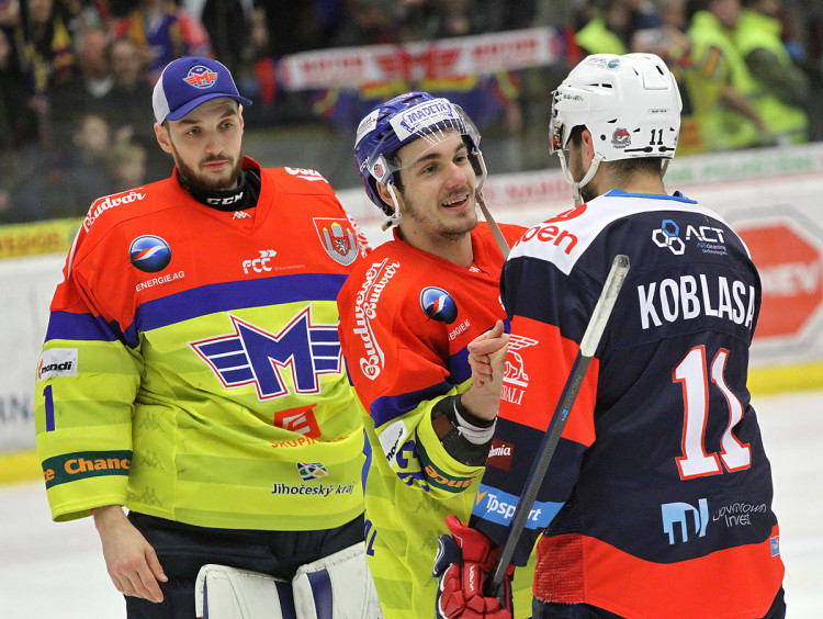 Jediní úspěšní protagonisté samostatných nájezdů - chomutovský Petr Koblasa a českobudějovický Zdeněk Doležal